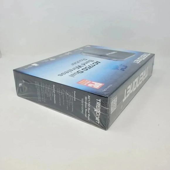 TRENDnet‎ TEW-812DRU AC1750 Dual Band Wireless Router 4 Port Gigabit USB LED - Picture 6 of 13